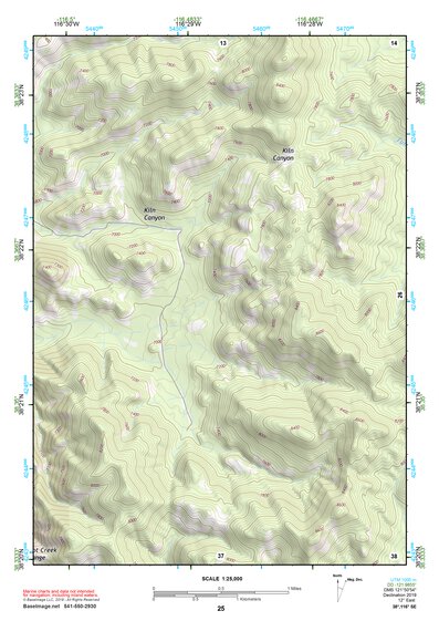 38116SE Page 25 Warm Springs Topo Preview 1