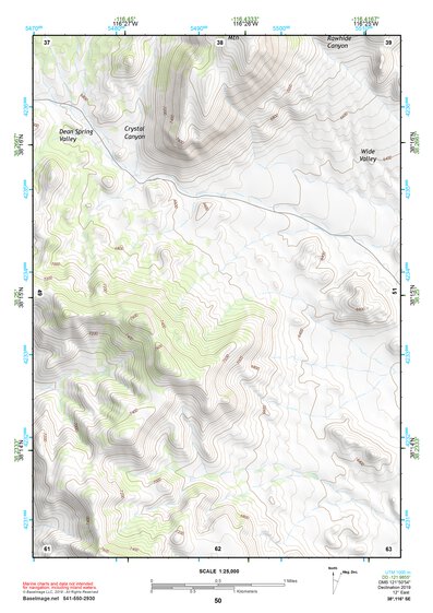 38116SE Page 50 Warm Springs Topo Preview 1
