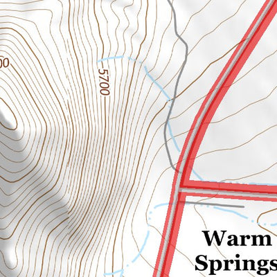 38116SE Page 64 Warm Springs Topo Preview 3