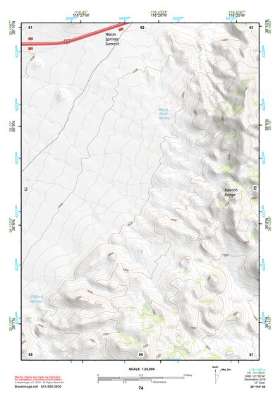 38116SE Page 74 Warm Springs Topo Preview 1