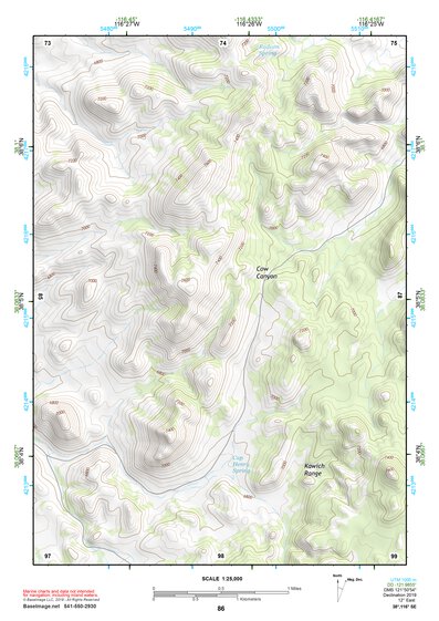 38116SE Page 86 Warm Springs Topo Preview 1