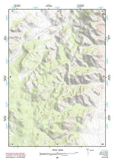 38116SE Page 87 Warm Springs Topo Preview 1