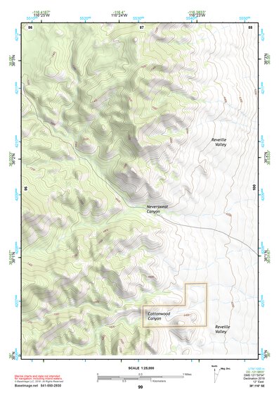 38116SE Page 99 Warm Springs Topo Preview 1