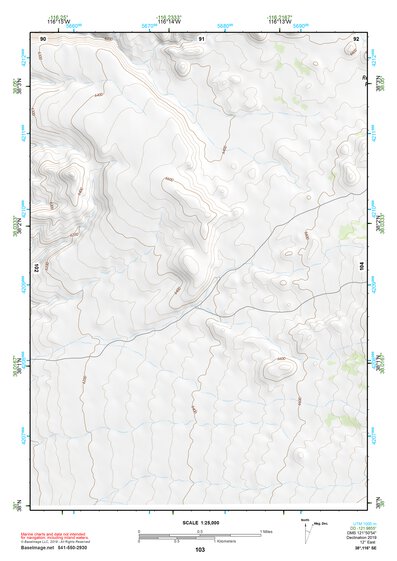 38116SE Page 103 Warm Springs Topo Preview 1