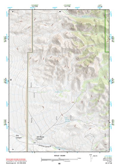 38117NE Page 60 Ione Valley Topo Preview 1
