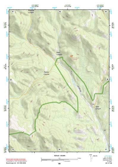 38117NE Page 64 Ione Valley Topo Preview 1