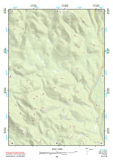 38117NE Page 74 Ione Valley Topo Preview 1