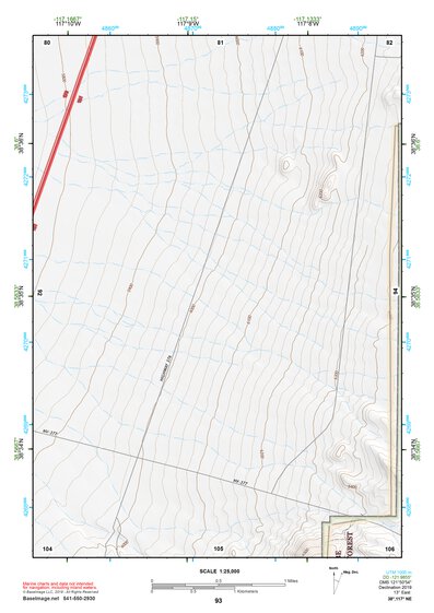 38117NE Page 93 Ione Valley Topo Preview 1