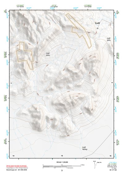 38117NW Page 3 Ione Valley Topo Preview 1