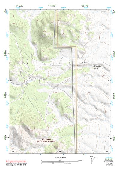 38117NW Page 7 Ione Valley Topo Preview 1