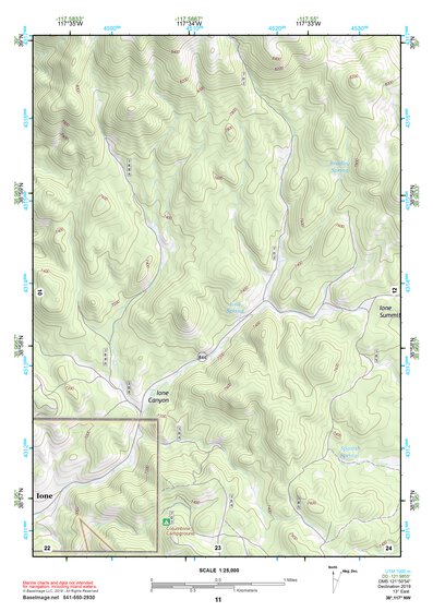 38117NW Page 11 Ione Valley Topo Preview 1