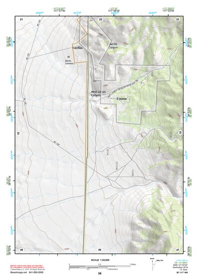38117NW Page 34 Ione Valley Topo Preview 1