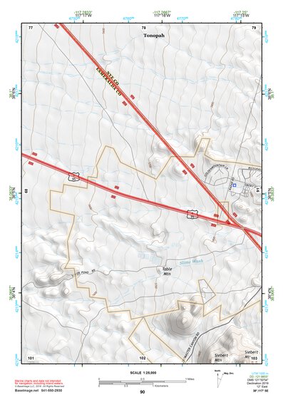 38117SE Page 90 Tonopah Topo Preview 1