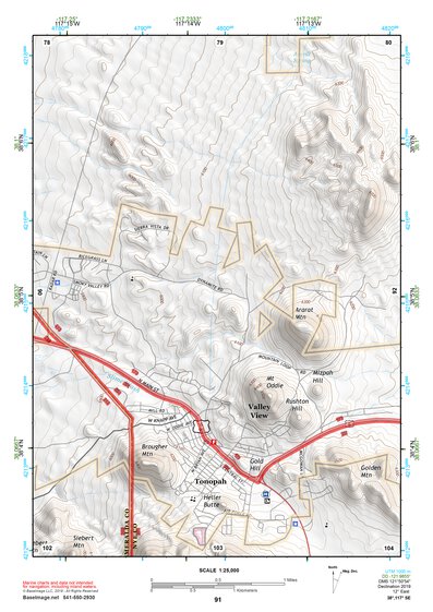 38117SE Page 91 Tonopah Topo Preview 1