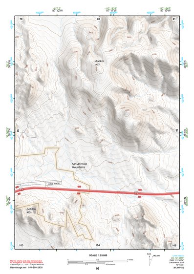 38117SE Page 92 Tonopah Topo Preview 1