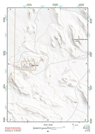 38118NE Page 26 Walker Lake Topo Preview 1