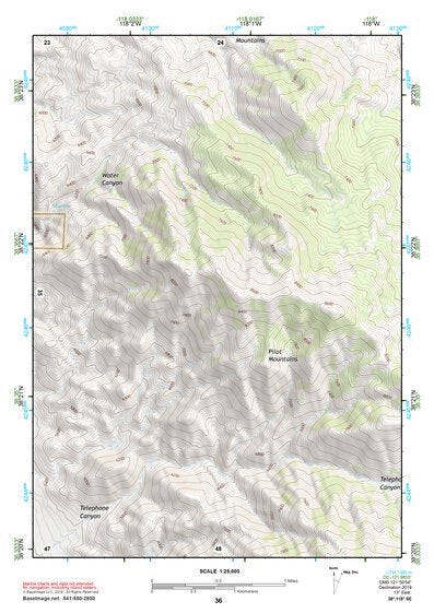 38118SE Page 36 Excelsior Mountains Topo Preview 1