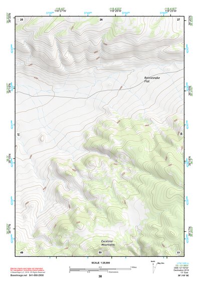 38118SE Page 38 Excelsior Mountains Topo Preview 1