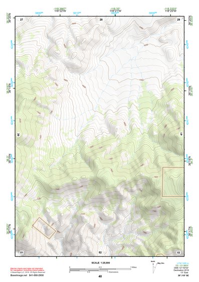 38118SE Page 40 Excelsior Mountains Topo Preview 1