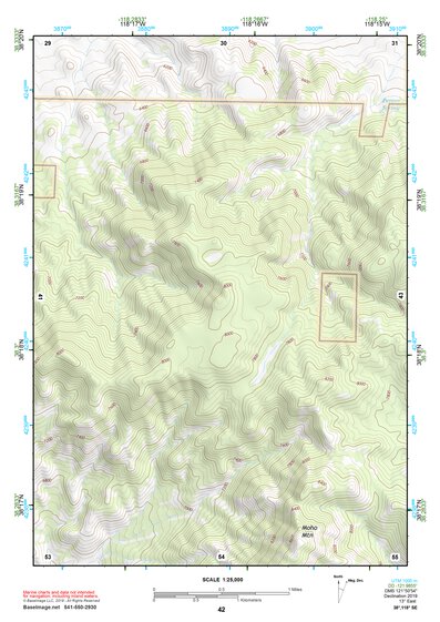 38118SE Page 42 Excelsior Mountains Topo Preview 1