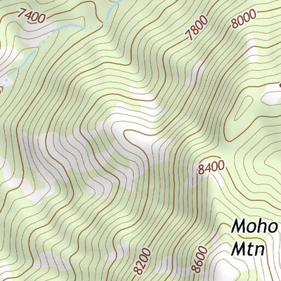 38118SE Page 42 Excelsior Mountains Topo Preview 3