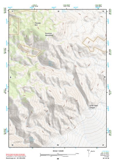 38118SE Page 44 Excelsior Mountains Topo Preview 1