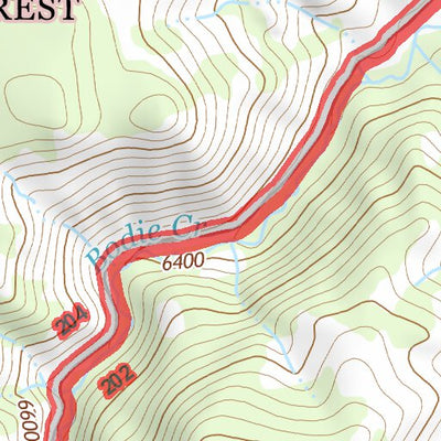 38118SW Page 38 Excelsior Mountains Topo Preview 3