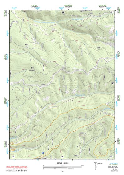 38120NE Page 74 Placerville Topo Preview 1