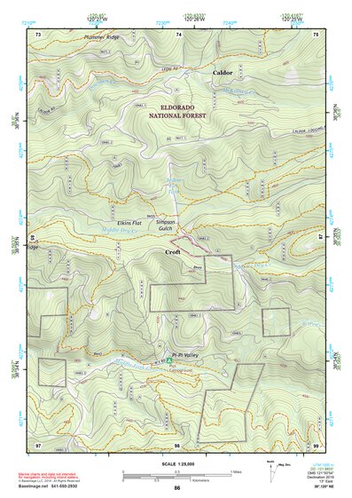 38120NE Page 86 Placerville Topo Preview 1