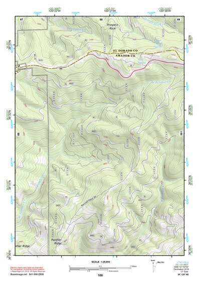38120NE Page 100 Placerville Topo Preview 1