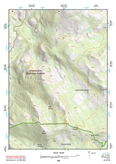 38120NE Page 108 Placerville Topo Preview 1