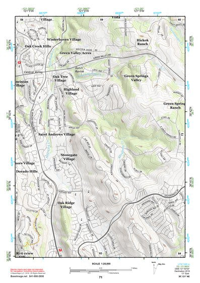 38121NE Page 71 Sacramento Topo Preview 1