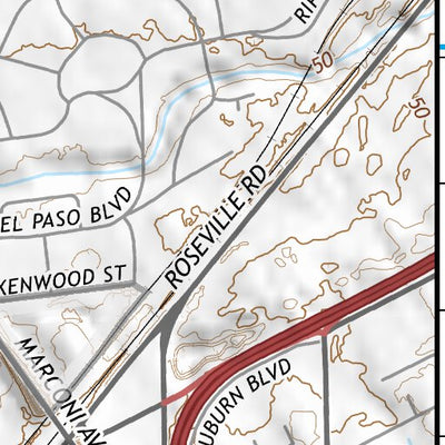 38121NE Page 74 Sacramento Topo Preview 3