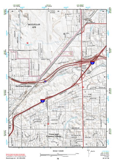 38121NE Page 75 Sacramento Topo Preview 1