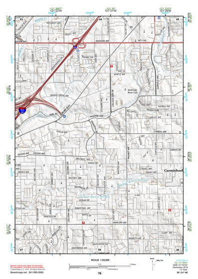 38121NE Page 76 Sacramento Topo Preview 1