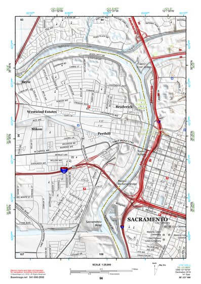 38121NW Page 96 Sacramento Topo Preview 1