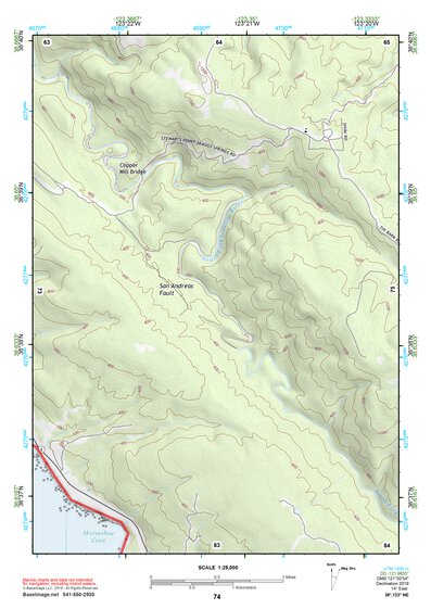 38123NE Page 74 Point Arena Topo Preview 1
