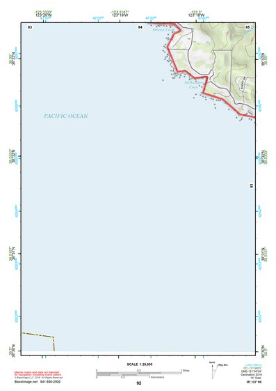 38123NE Page 92 Point Arena Topo Preview 1