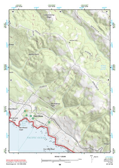 38123NE Page 94 Point Arena Topo Preview 1