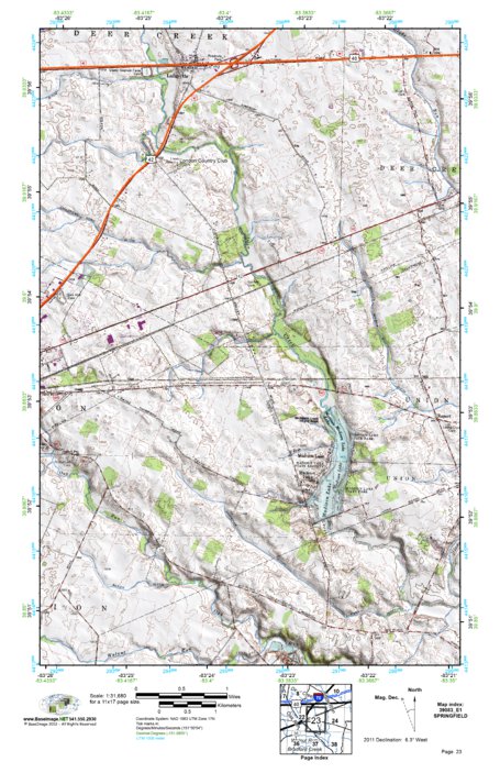 (39083e1) Page 023 Springfield Map by BaseImage Publishing | Avenza Maps