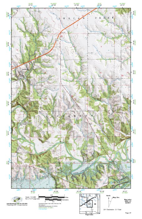(39091e1) Page 087 Quincy Map by BaseImage Publishing | Avenza Maps