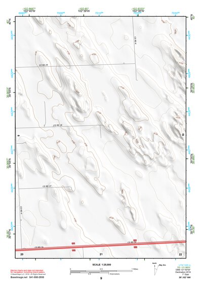39102NW Page 9 Bonny Reservoir Topo Preview 1