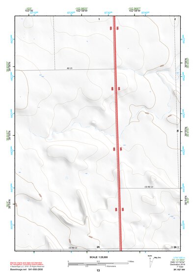 39102NW Page 13 Bonny Reservoir Topo Preview 1
