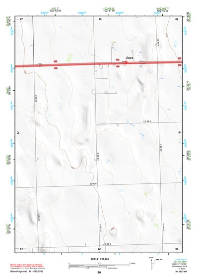 39102NW Page 80 Bonny Reservoir Topo Preview 1