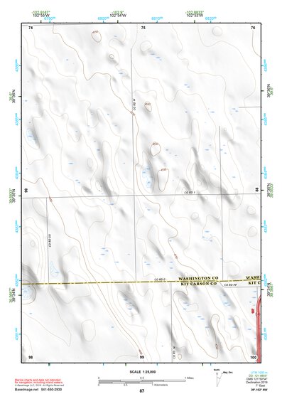 39102NW Page 87 Bonny Reservoir Topo Preview 1