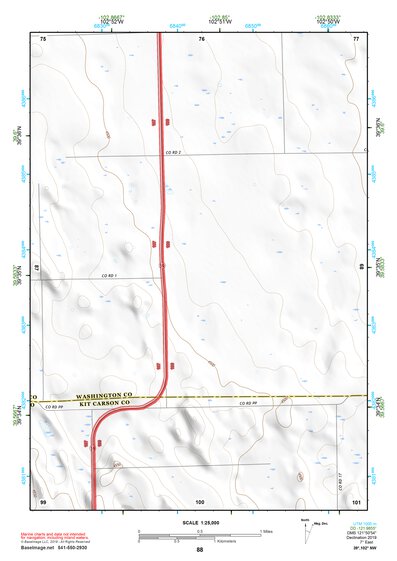 39102NW Page 88 Bonny Reservoir Topo Preview 1