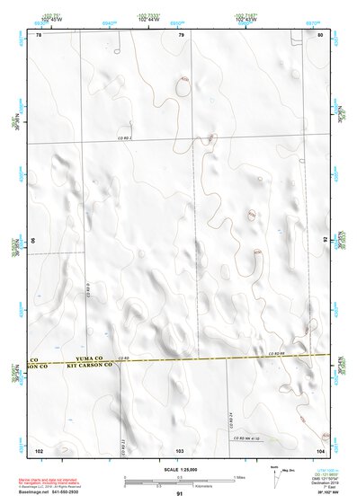 39102NW Page 91 Bonny Reservoir Topo Preview 1