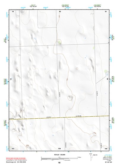 39102NW Page 92 Bonny Reservoir Topo Preview 1