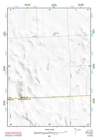 39102NW Page 94 Bonny Reservoir Topo Preview 1