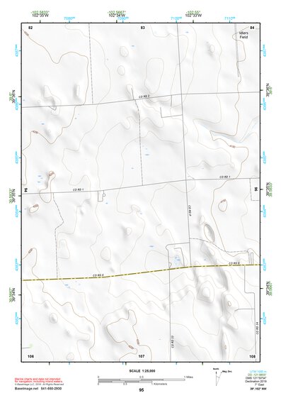 39102NW Page 95 Bonny Reservoir Topo Preview 1